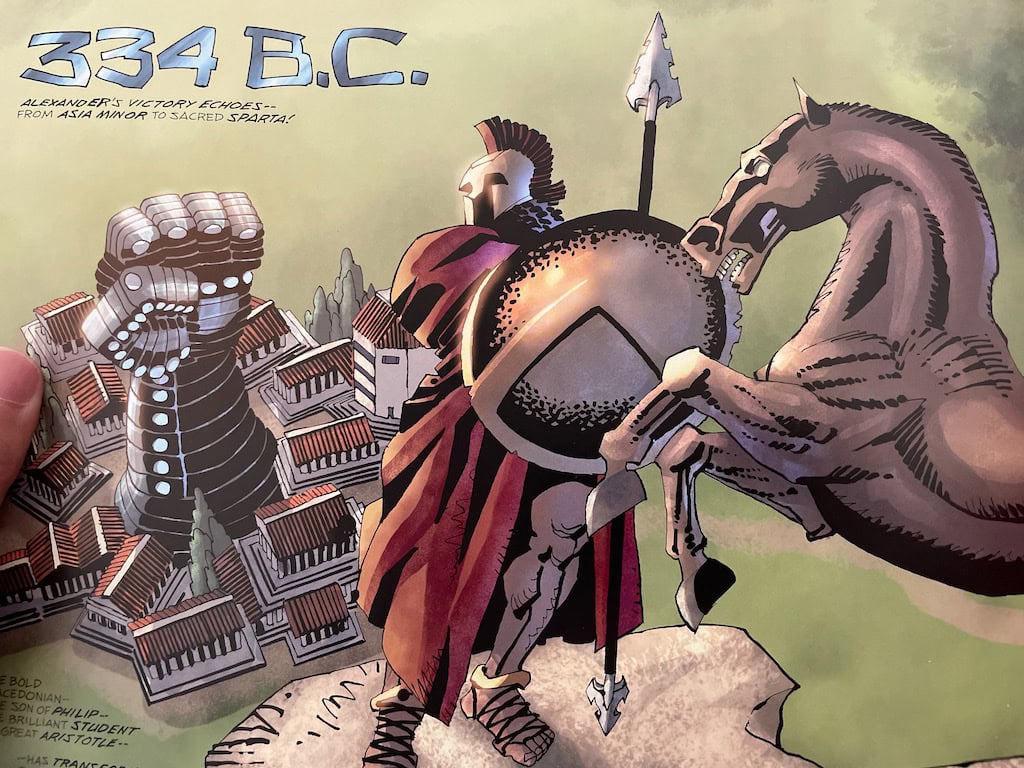 Year 334 BC in Xerxes Graphic Novel by Frank Miller