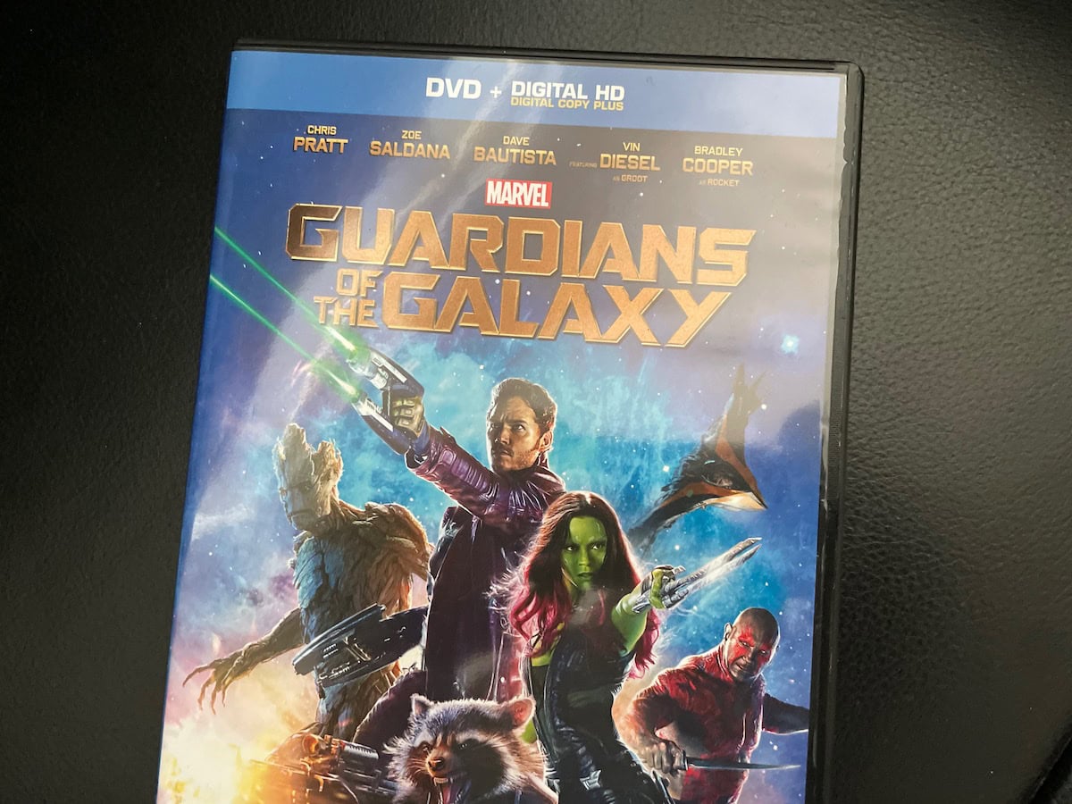 Marvel Guardians of the Galaxy Movie DVD Cover
