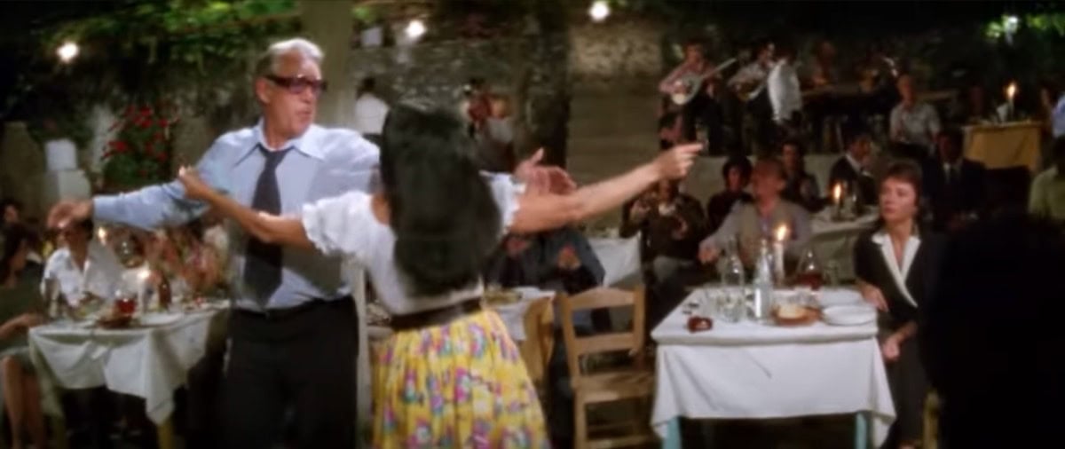 Anthony Quinn Greek Dancing with a Woman