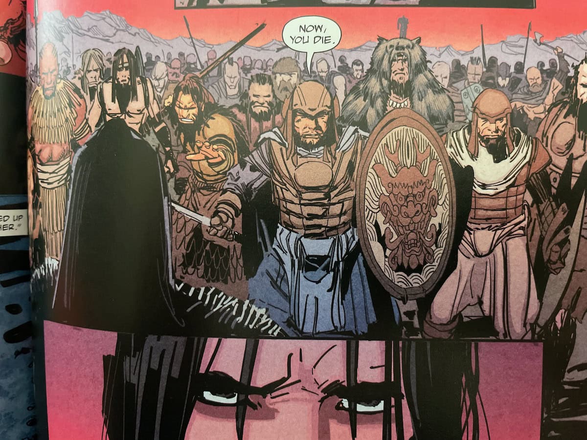 Army of Warriors in BRZRKR Comic