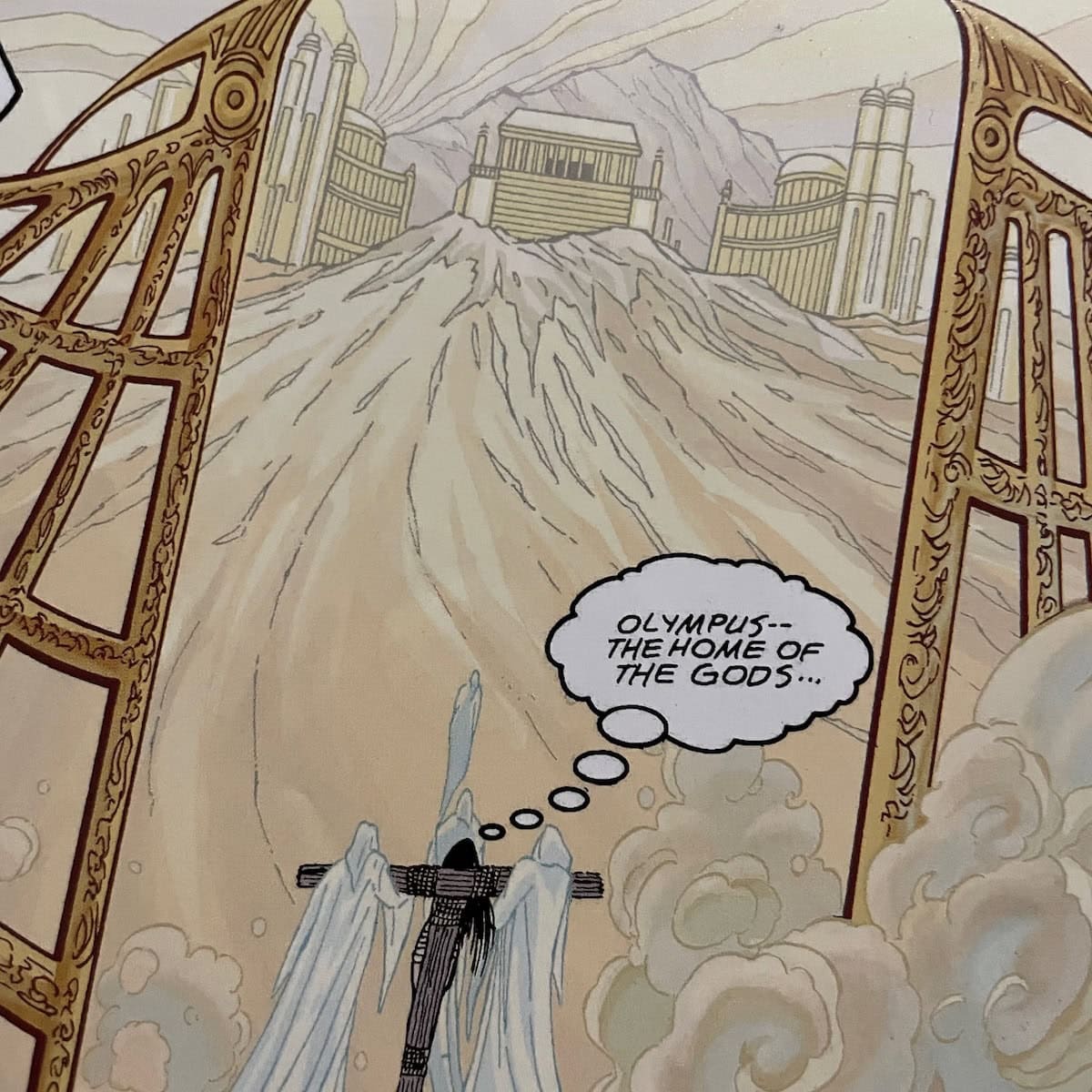 Olympus Home of the Gods in Xena Comic