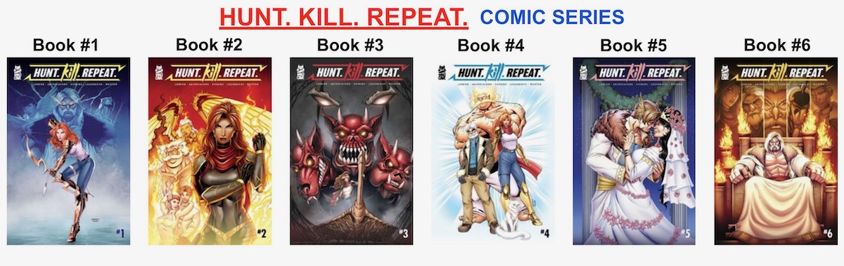 Hunt Kill Repeat Comic Series Six Volumes