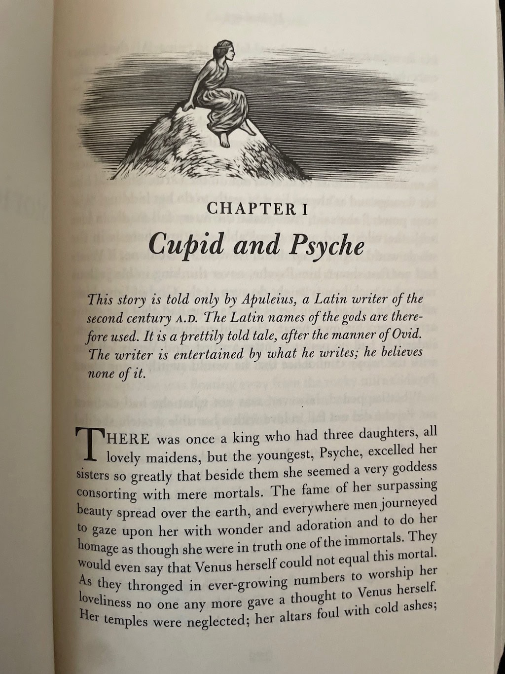 Chapter about Cupid and Psyche in Mythology by Edith Hamilton