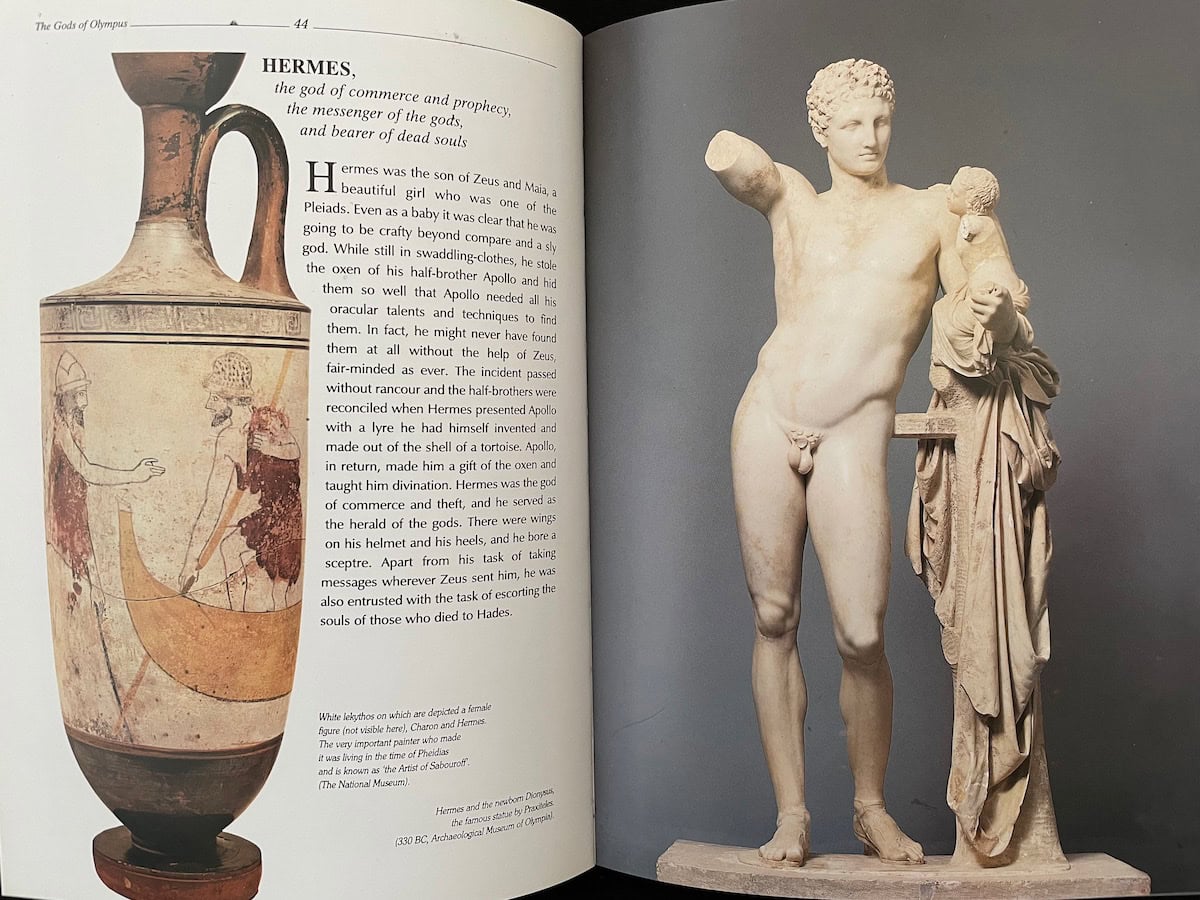 God Hermes in Greek Mythology Book