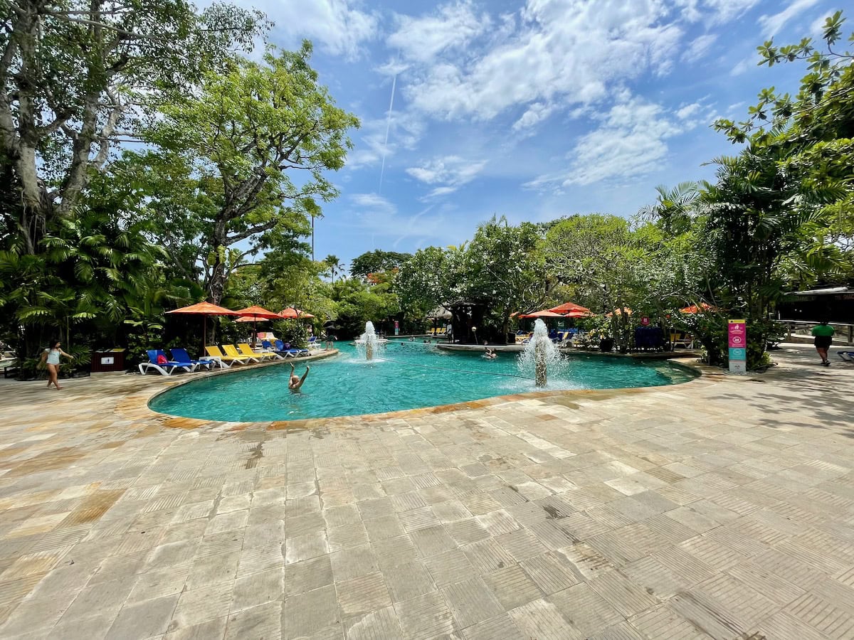 Waterbom Bali Pool with Volleyball Net