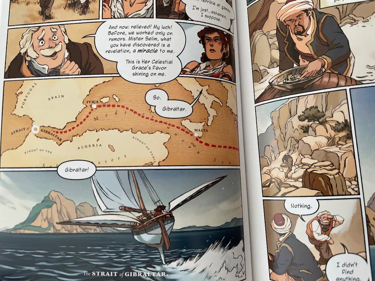 Delilah Dirk and crew sailing to Gibraltar