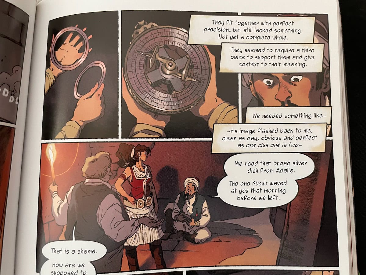 Delilah Dirk and the Pillars of Hercules Graphic Novel Mysterious Object Discovered