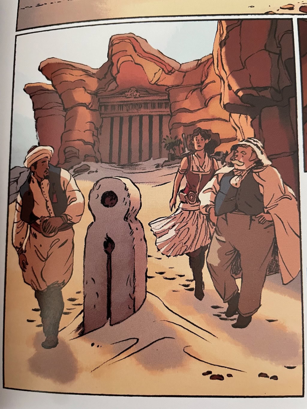 Delilah Dirk seeking Treasure at Necropolis Algeria