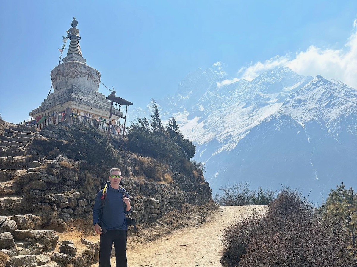 Johnny Ward Mount Everest Hike Climb to Phortse in Nepal