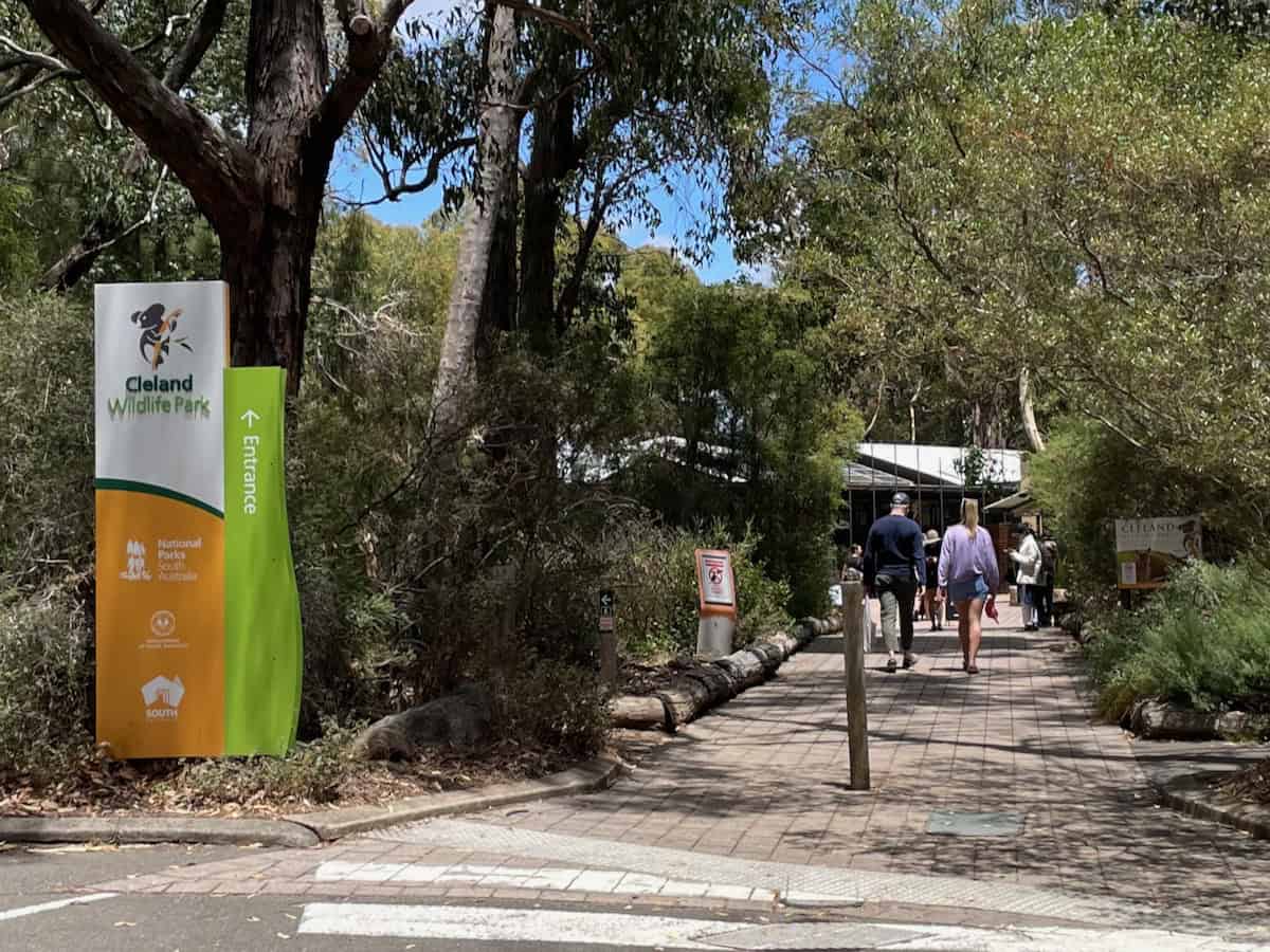 Cleland Wildlife Park Entrance