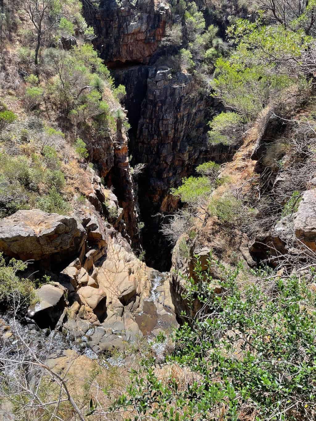 Eagles Nest Lookout View over First Falls