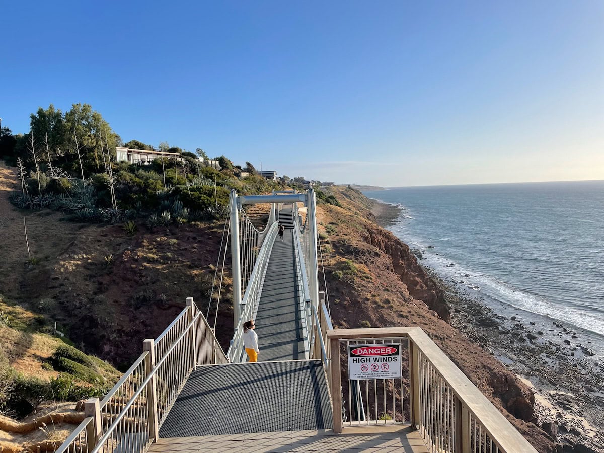 Hallett Cove Boardwalk Suspension Bridge