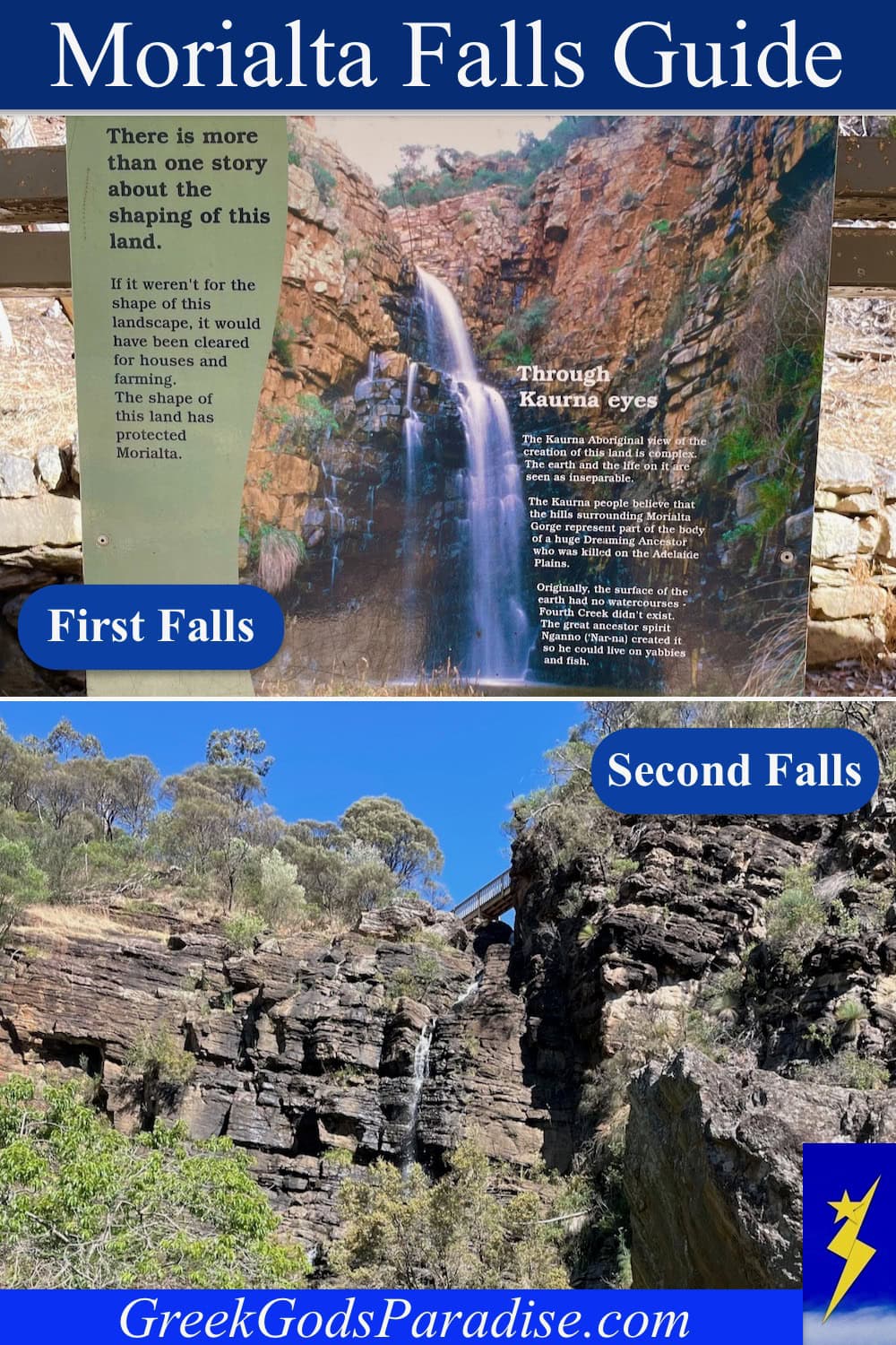 Morialta Falls Guide Morialta Conservation Park Waterfalls