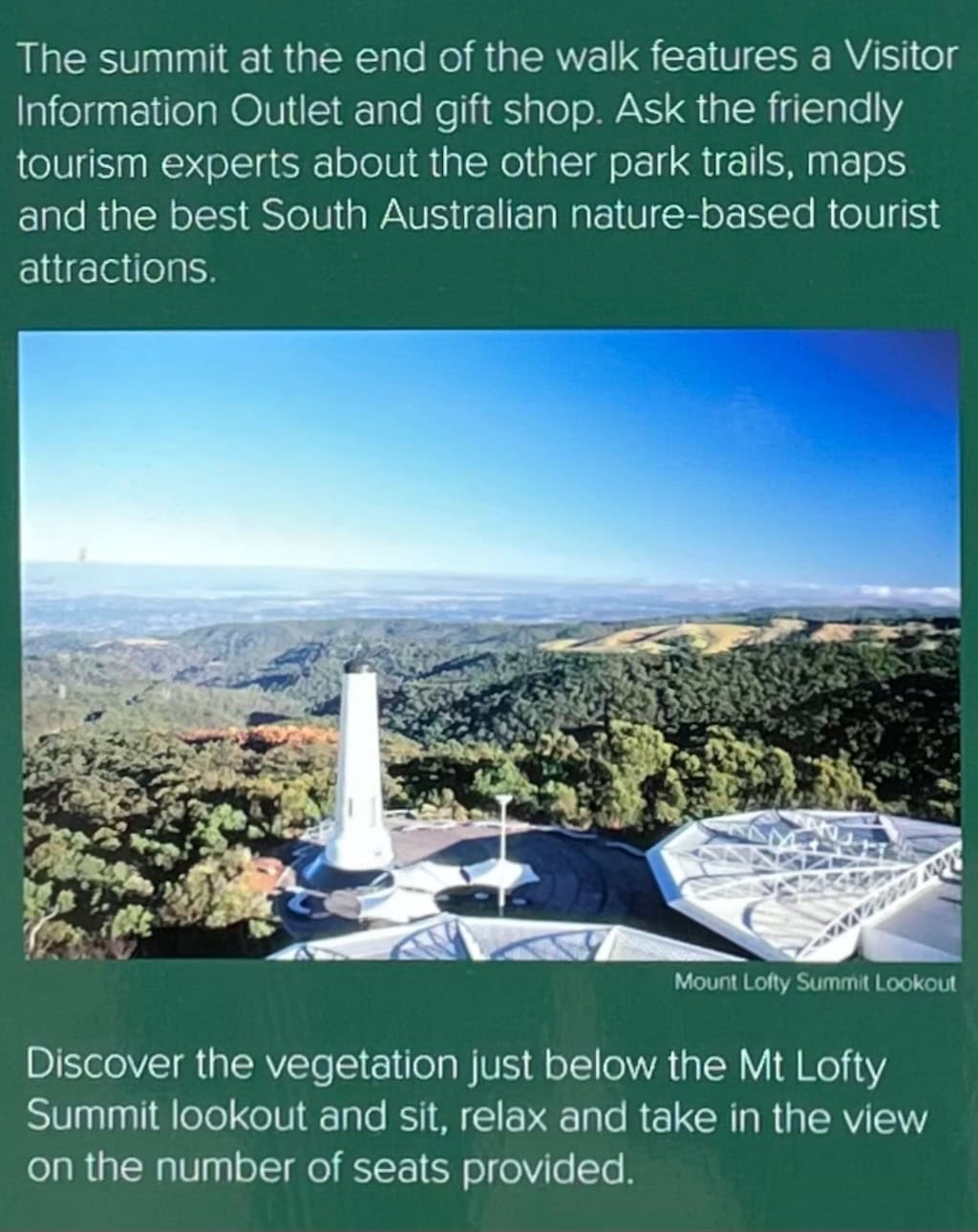 Mount Lofty Summit Aerial View