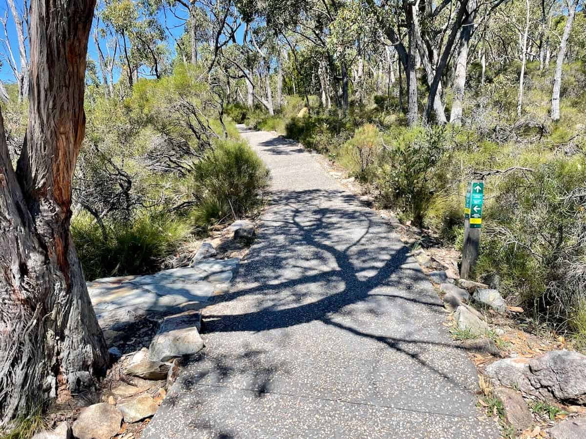 Side Trail leading to Cleland Wildlife Park