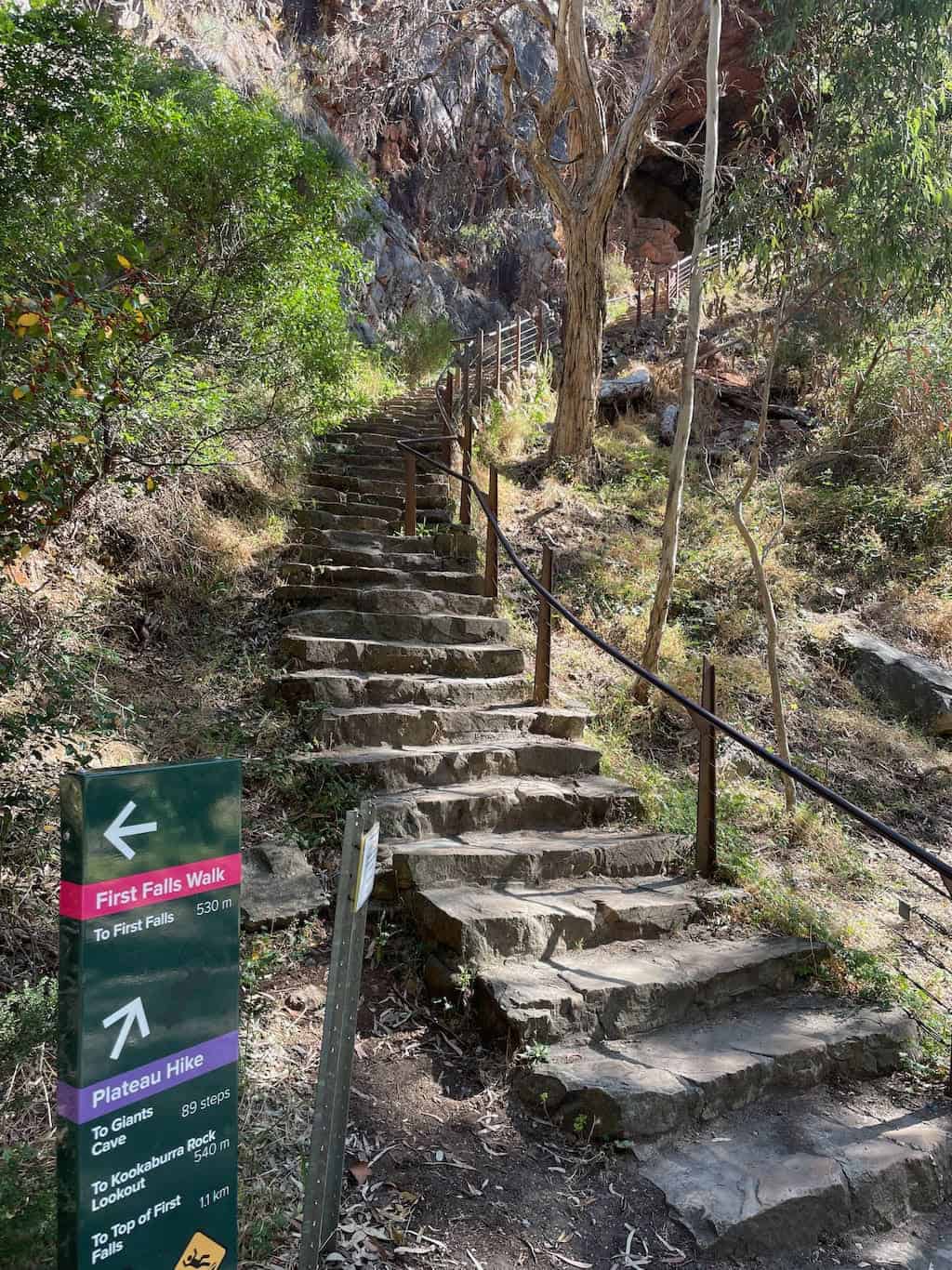 Stairs to Giants Cave