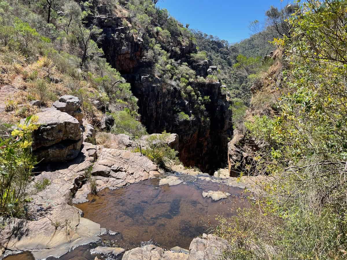 Top of First Falls Summit Morialta Conservation Park