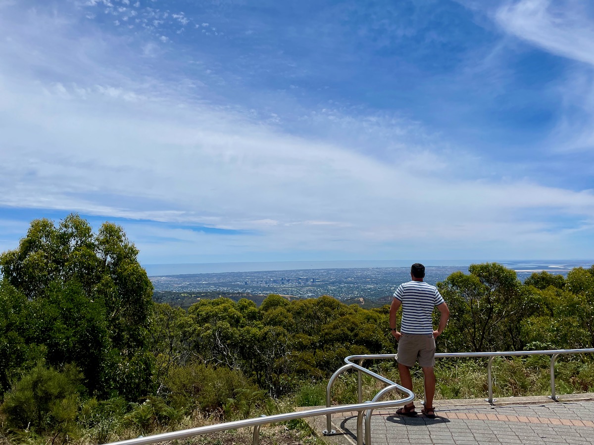 View from Mount Lofty Summit Lookout