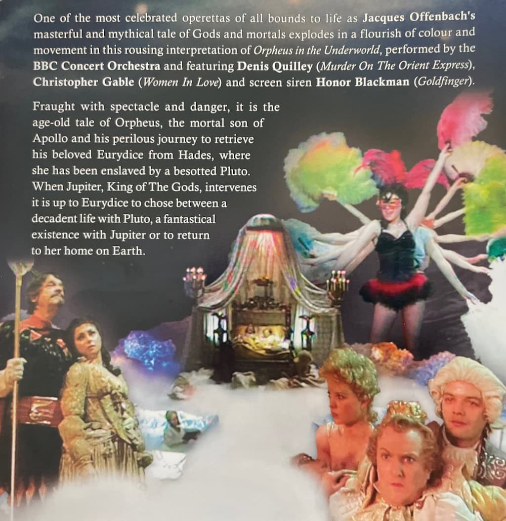 Orpheus in the Underworld Movie DVD Back Cover Description