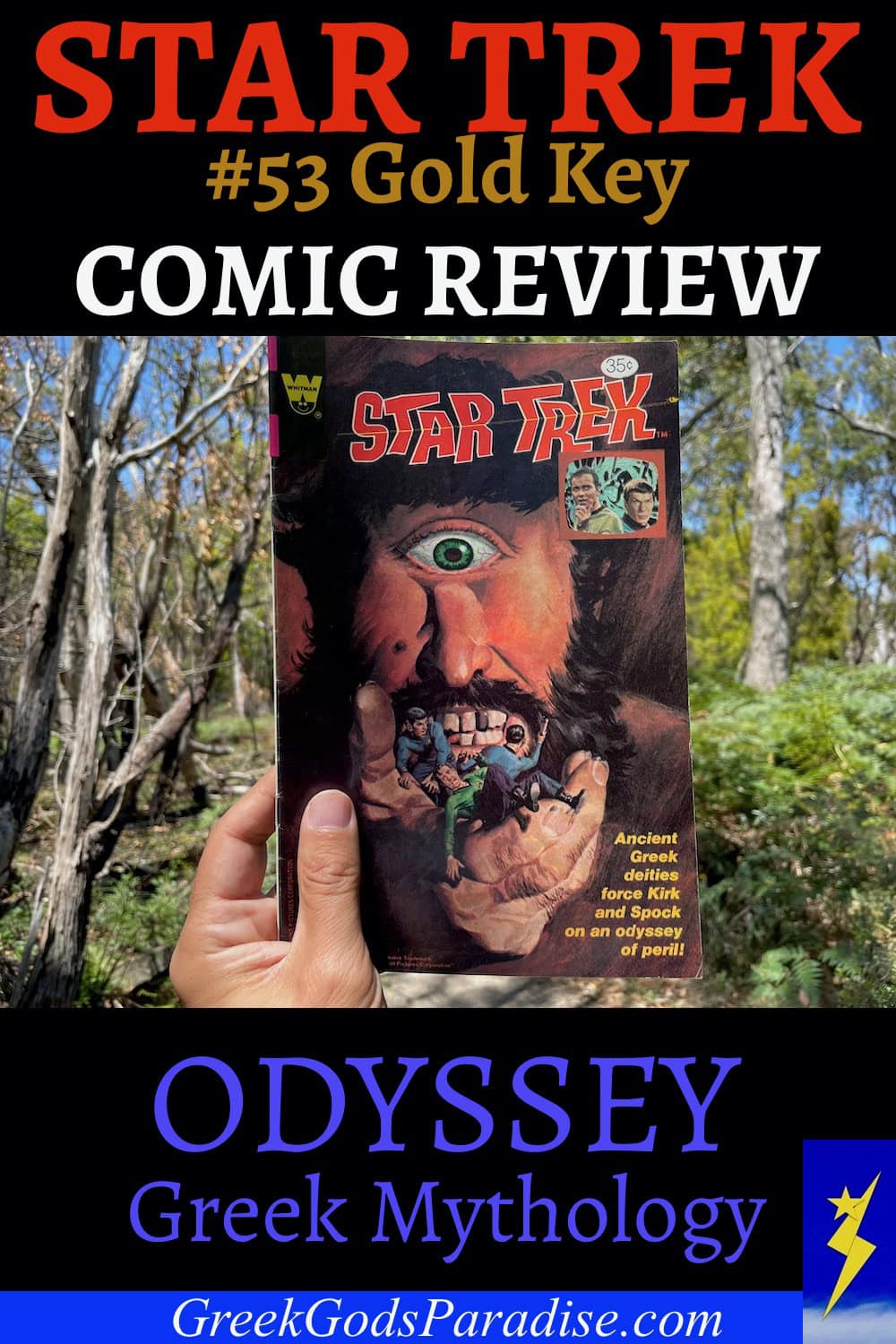 Star Trek 53 Gold Key Comic Review Odyssey Greek Mythology