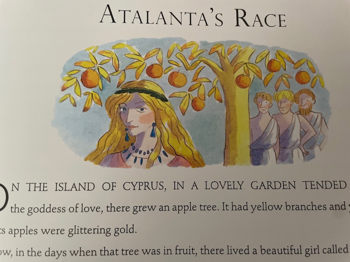 The Orchard Book of Greek Myths Atalanta Story