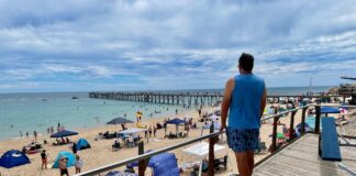 Port Noarlunga Beach View from Surf Life Saving Club