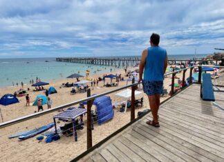 Port Noarlunga Beach View from Surf Life Saving Club