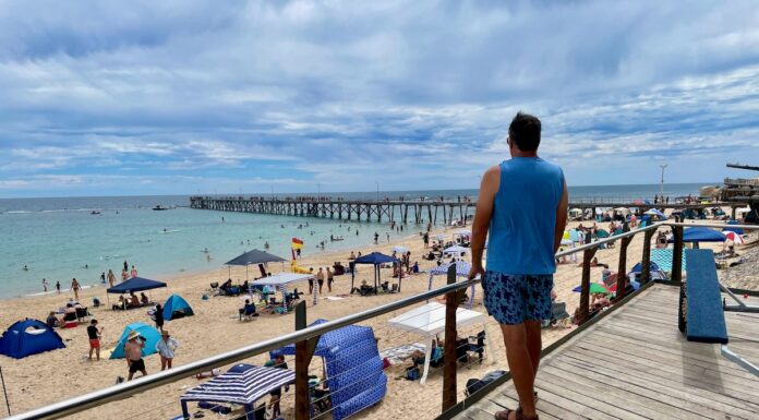 Port Noarlunga Beach View from Surf Life Saving Club