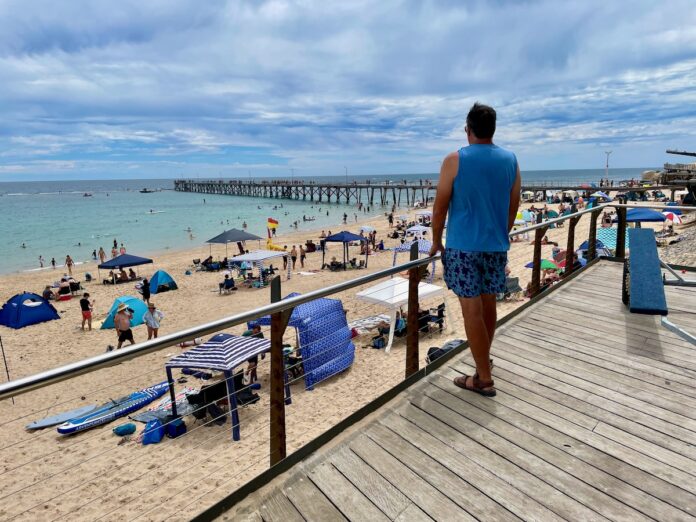 Port Noarlunga Beach View from Surf Life Saving Club