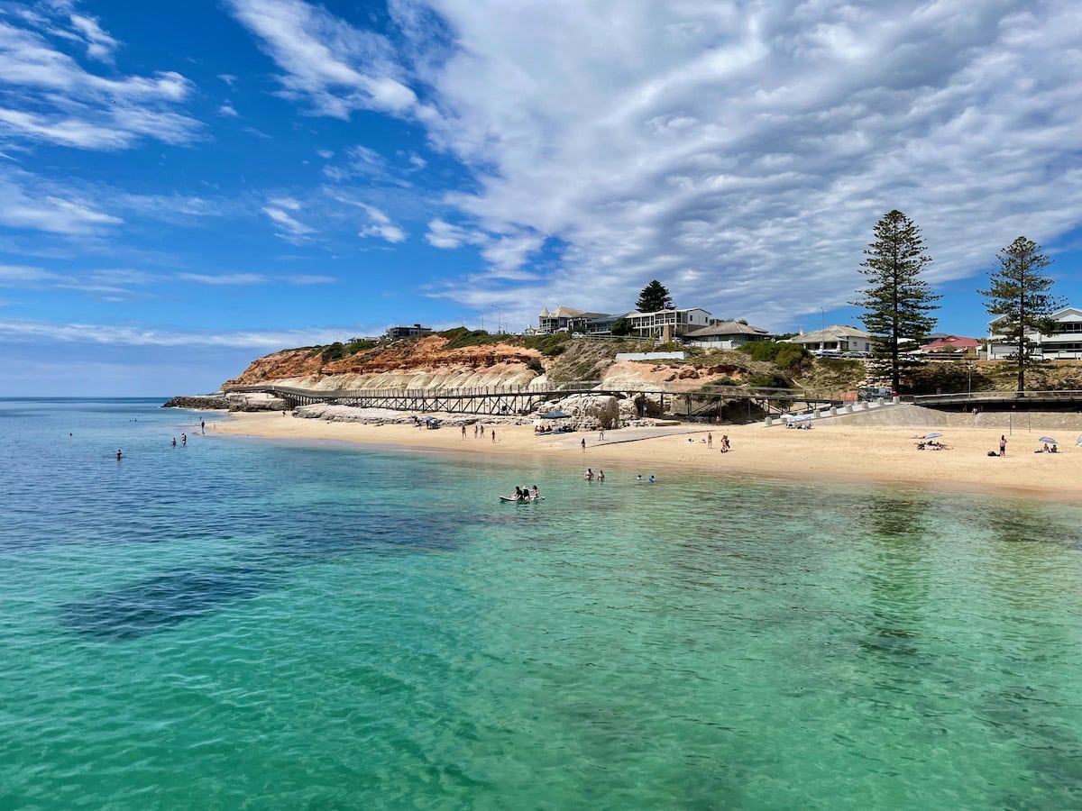 Port Noarlunga Boardwalk View from Jetty