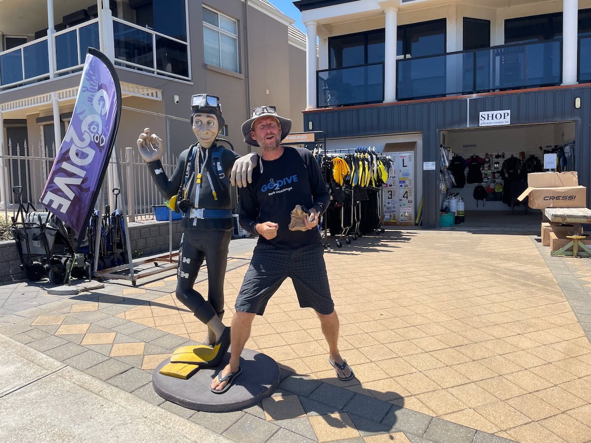 Steve Selbach GO2DIVE Port Noarlunga Padi Dive Centre