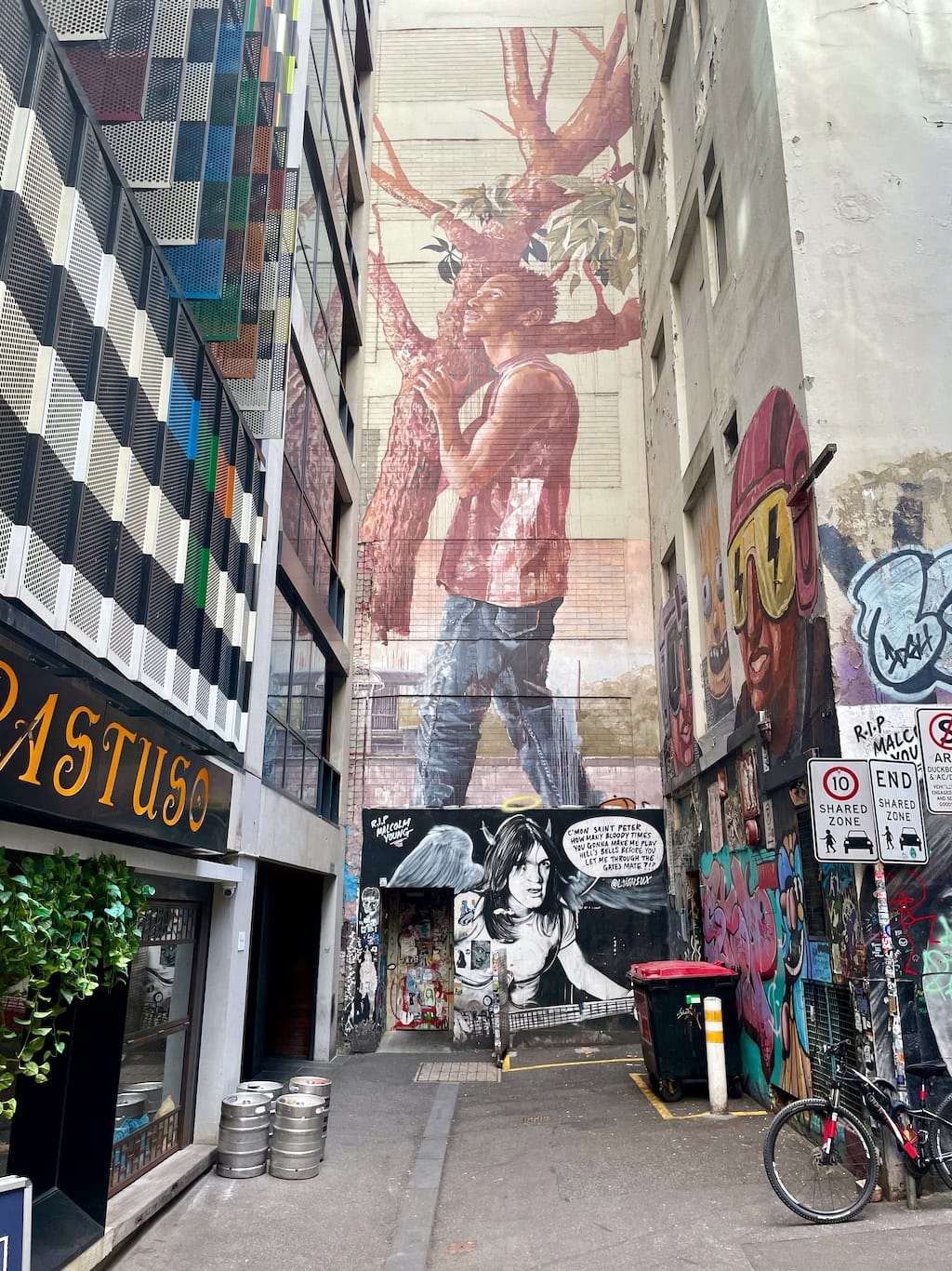 ACDC Lane Street Art Murals Melbourne