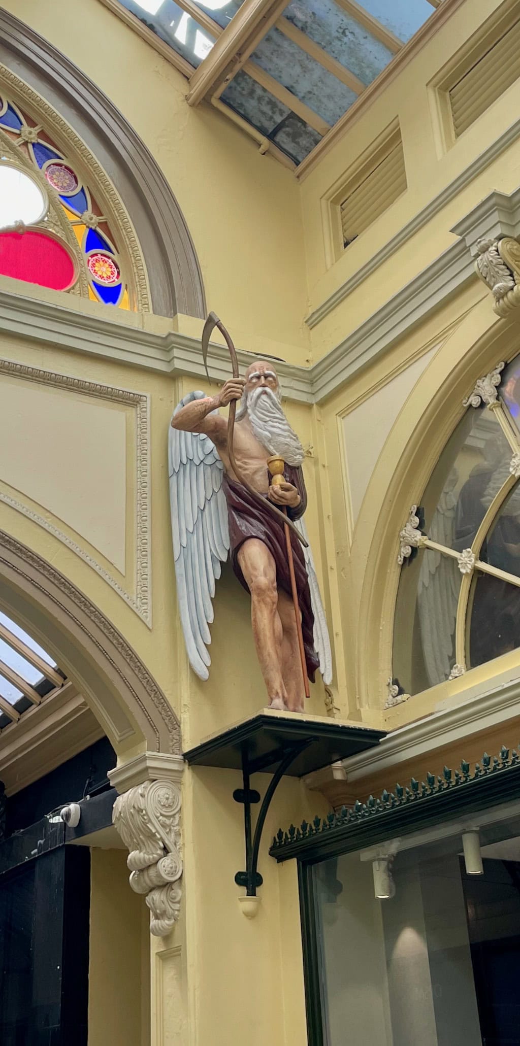 Chronos God of Time Royal Arcade Melbourne