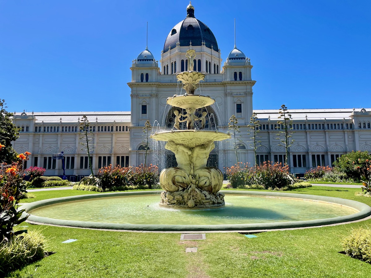 Greek Mythology Triton Fountain Royal Exhibition Building Carlton Gardens Melbourne