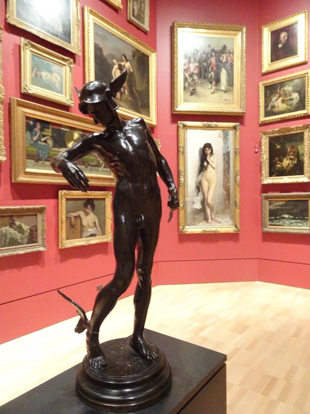 Hermes Mercury Sculpture National Gallery of Victoria