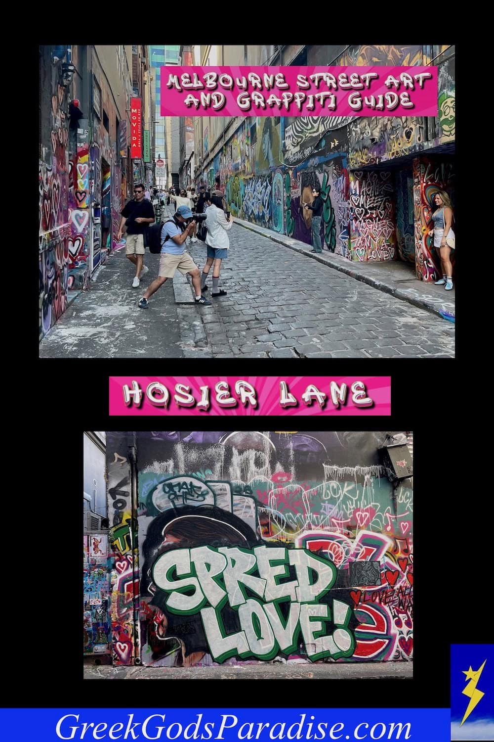 Melbourne Street Art and Graffiti Guide Hosier Lane