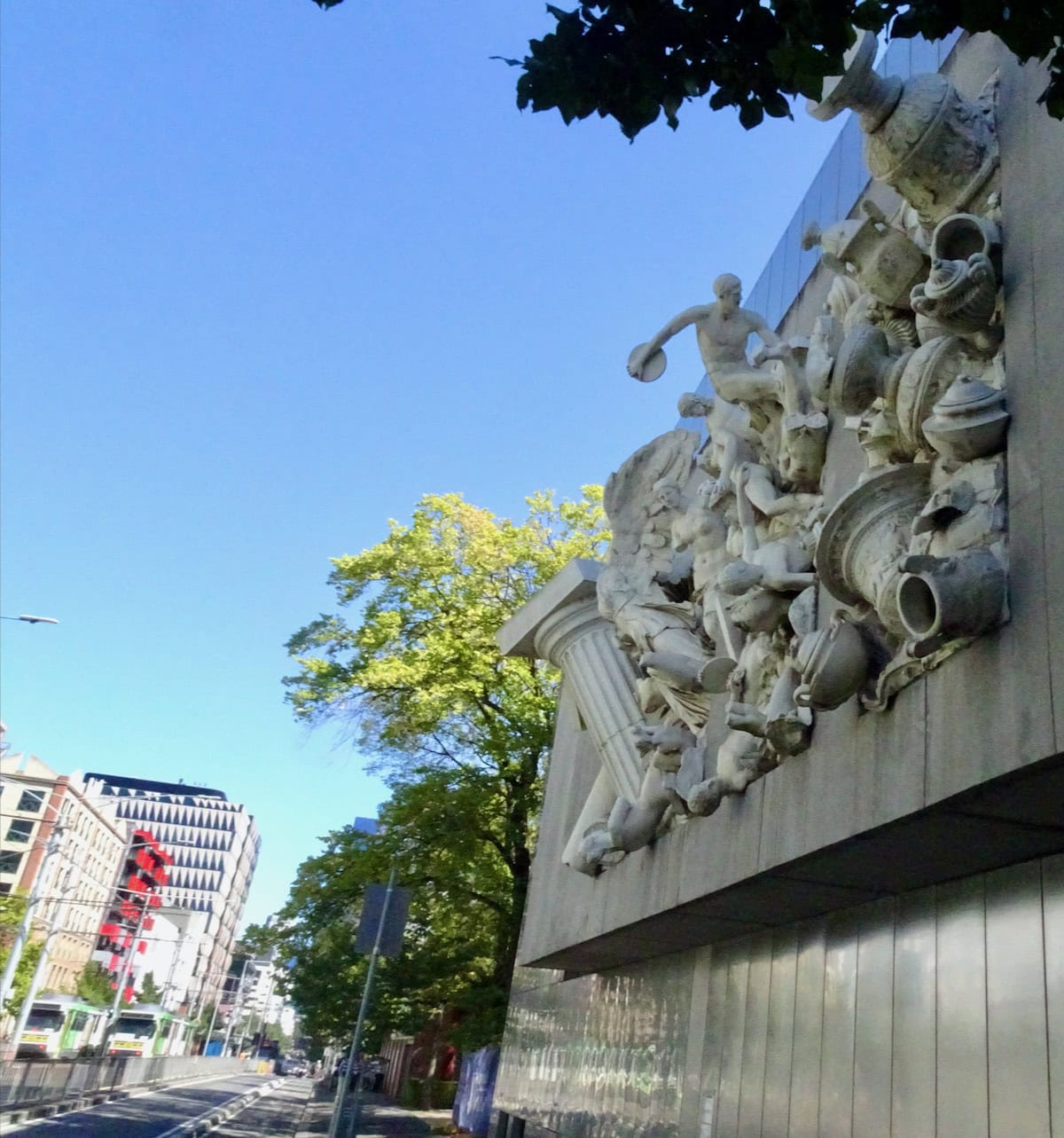 Potter Museum of Art Greek Mythology Outside Wall Art University of Melbourne