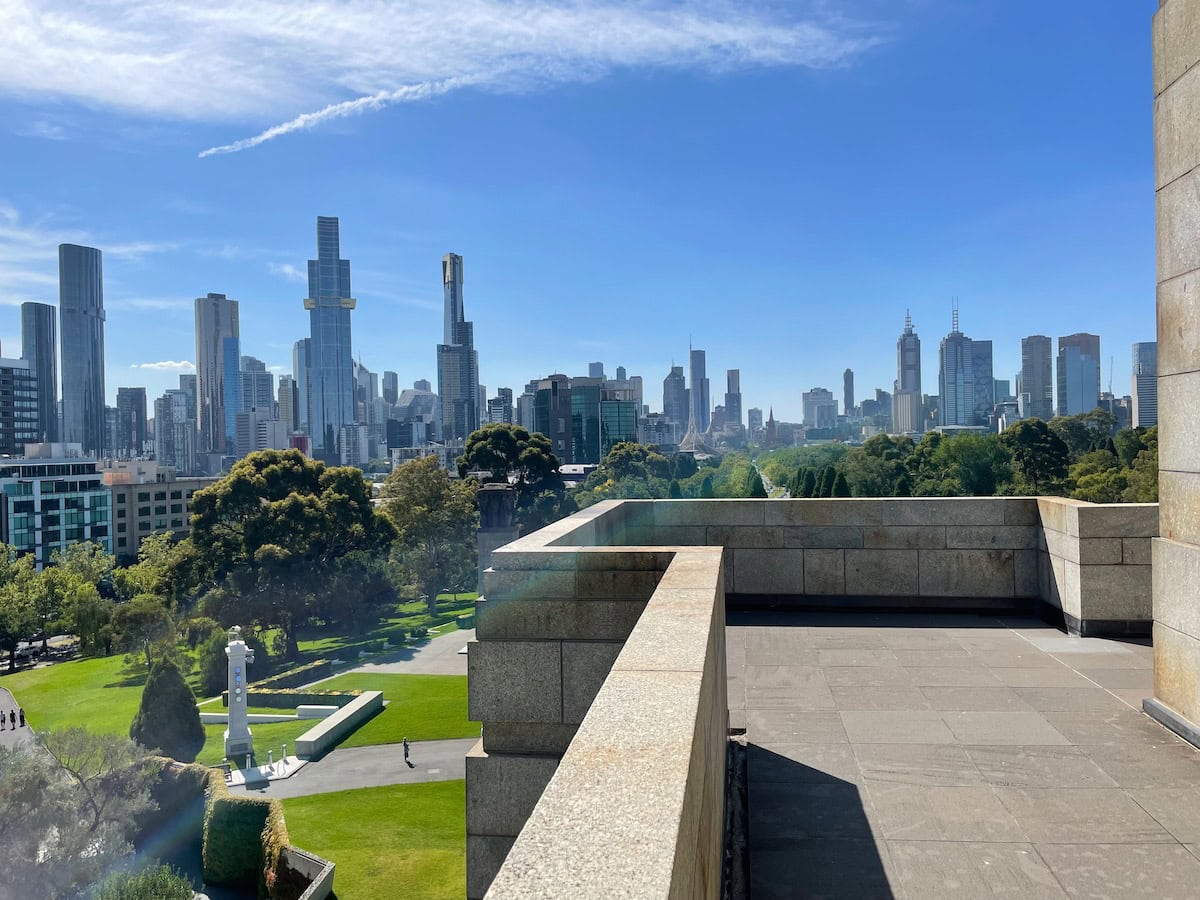 Shrine of Remembrance Balcony View