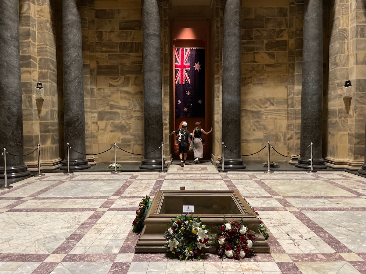 Shrine of Remembrance Inside Sacred Chamber