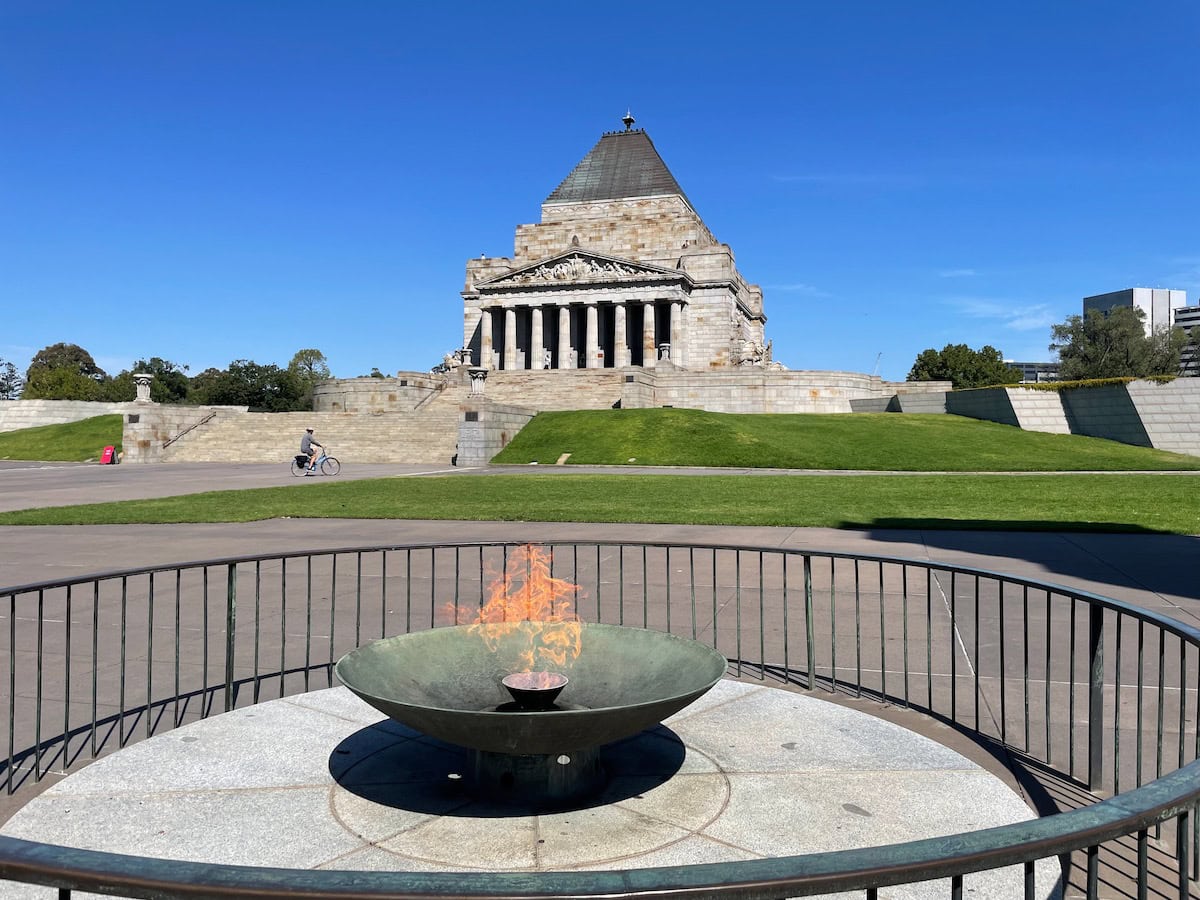 Shrine of Remembrance War Memorial Melbourne