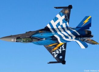 Hellenic Air Force Greek God Team Zeus Plane