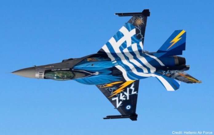 Hellenic Air Force Greek God Team Zeus Plane