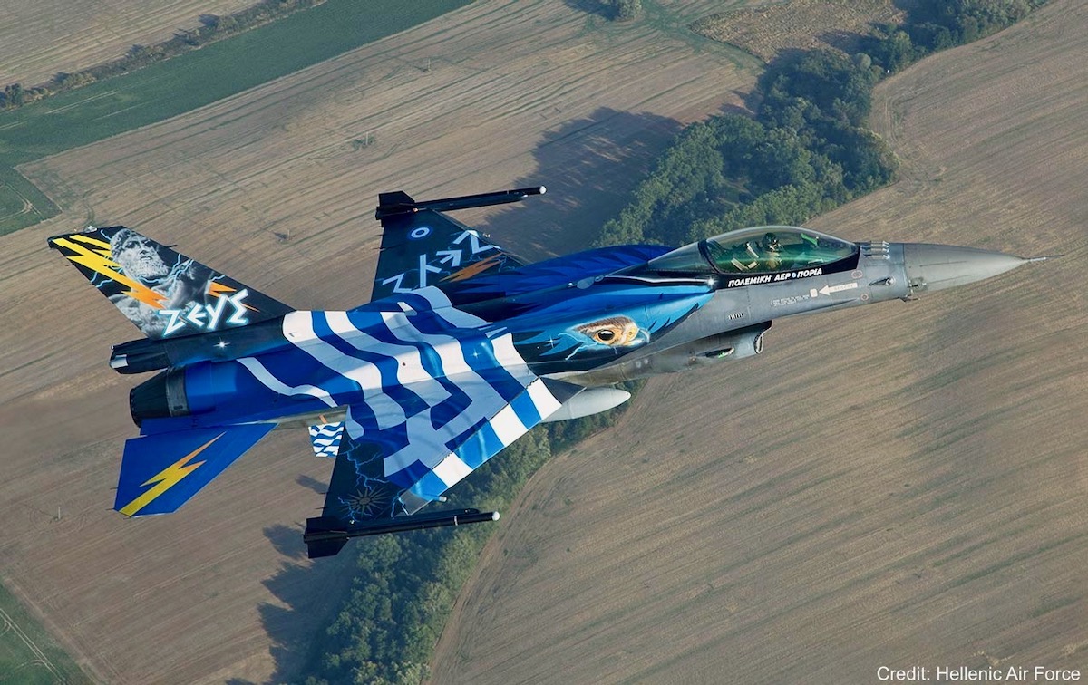 Olympian God Tribute Hellenic Air Force Flight