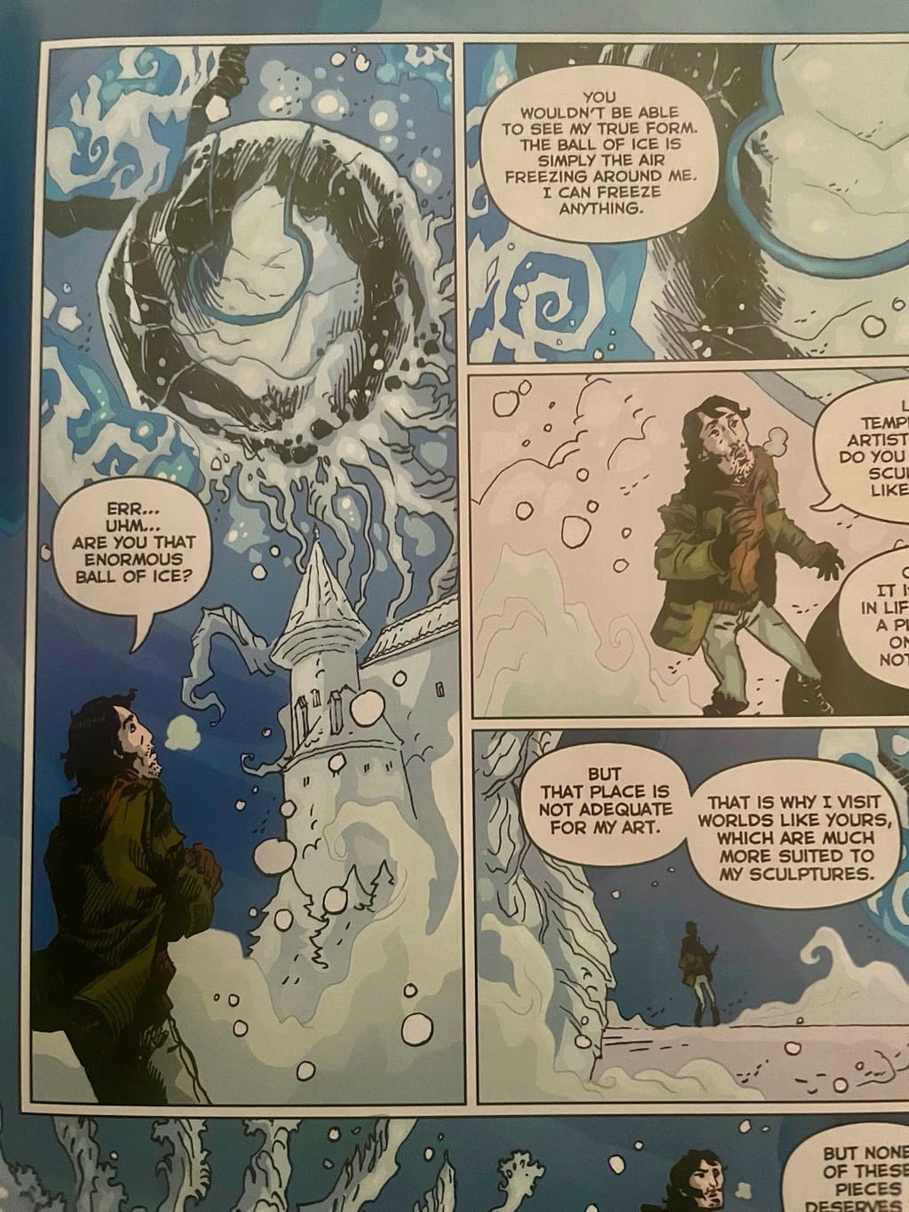 Sea of Dreams Mysterious Ball of Ice in Sky Talking