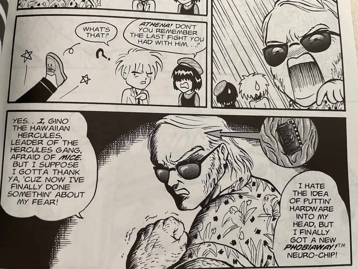 Athena 3 Dean Hsieh Comic Scene Gino the Hawaiian Hercules Gang Leader