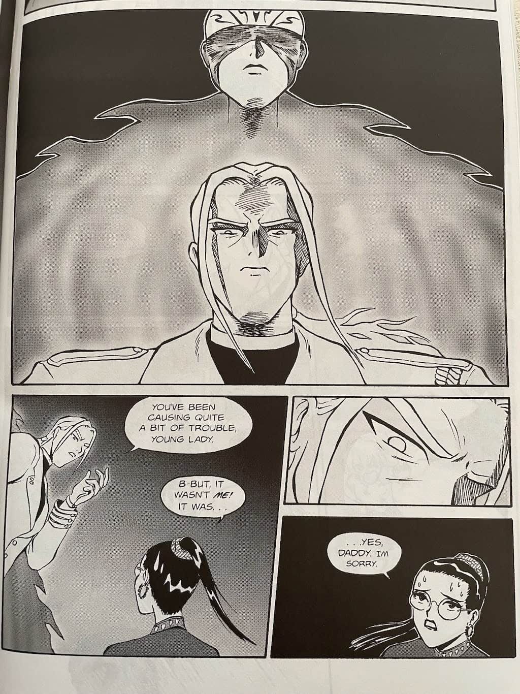 Athena 9 Dean Hsieh Comic Scene Apollo with Daughter Emmeleia Goddess of Simwave Music