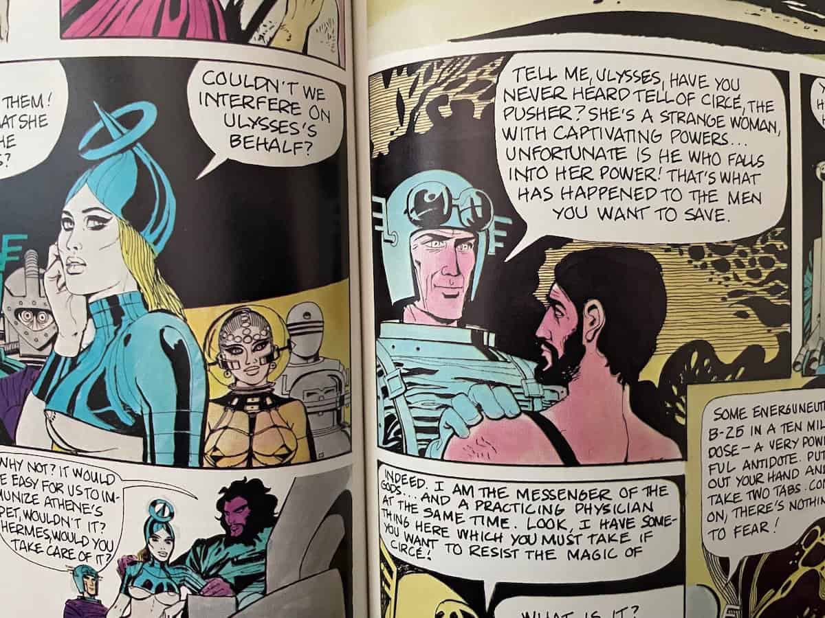 Athena and Hermes ULYSSES Heavy Metal Graphic Novel