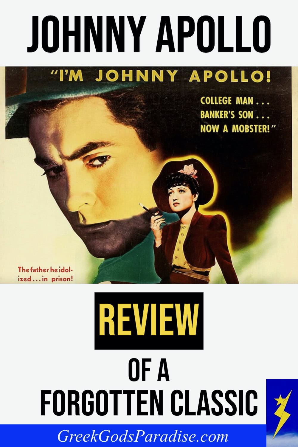 Johnny Apollo 1940 Classic Movie Review