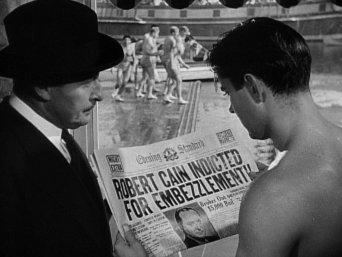 Johnny Apollo 1940 Film Scene Embezzlement News