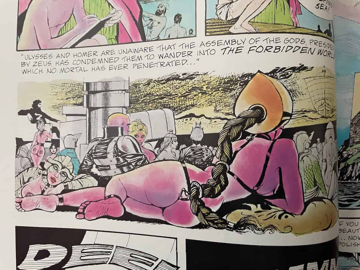 The Assembly of the Gods condemn Ulysses and Homer to the Forbidden World